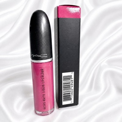 MAC Metallic Rose 133 Retro Matte Liquid Lipcolour BNIB Discontinued Full Size