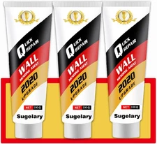 Drywall Patch Repair Kit with Scraper, Wall Spackle Paste, White 3Pack 