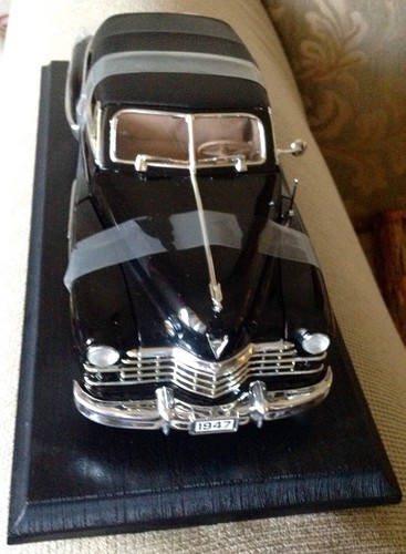 ANSON CLASSIC 1947 CADILLAC GM SERIES 62, BLACK 1:18 DIE-CAST CAR #30345 - Picture 2 of 10