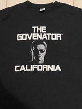 Arnold Schwarzenegger The Govenator California Black T-shirt size: XL