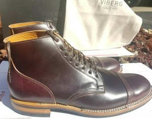 viberg shell cordovan boots