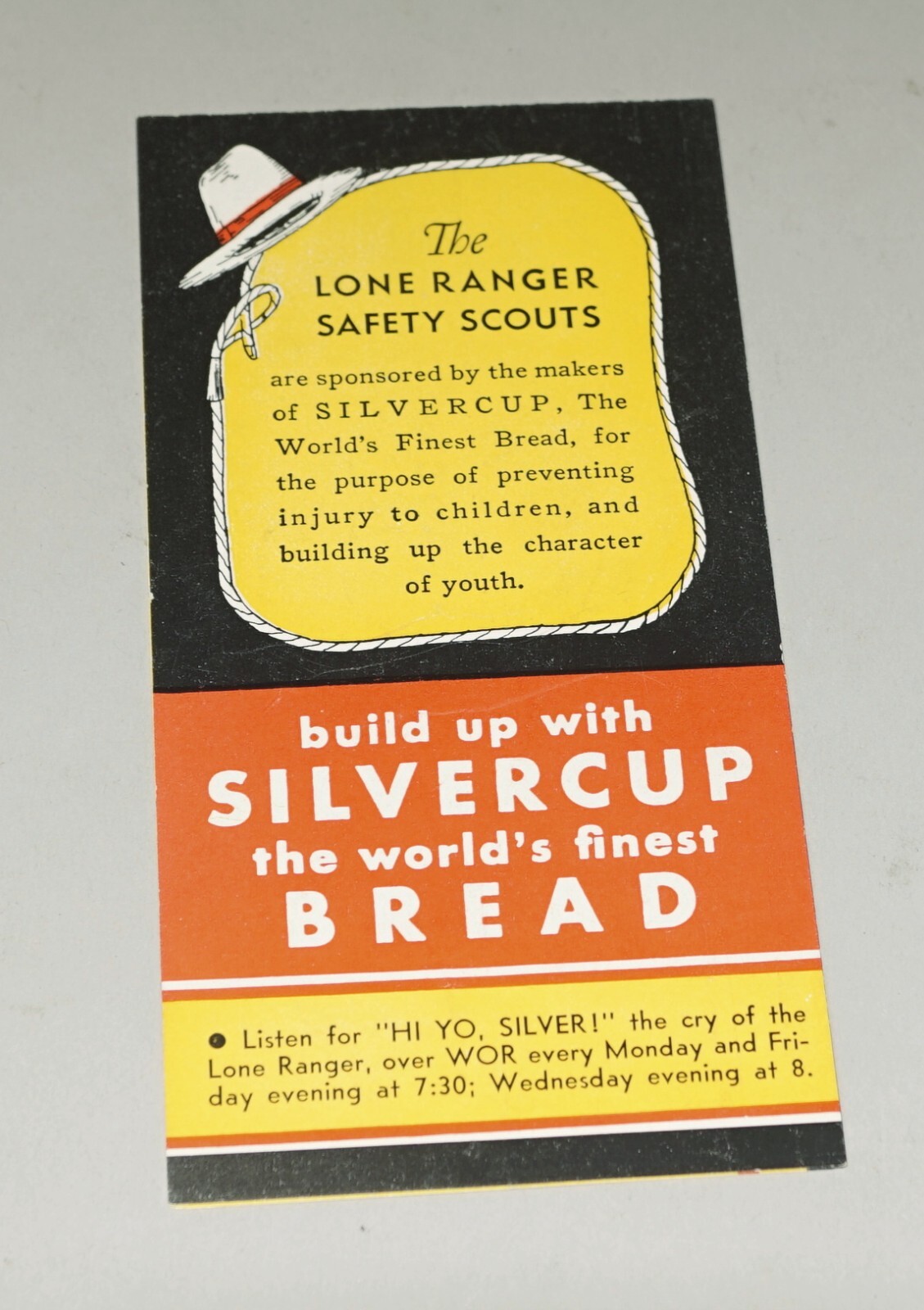 CIRCA 1930S THE LONE RANGER SILVERCUP BREAD FOLDOUT PREMIUM BOOKLET eBay