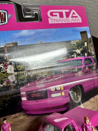 M2 Machines Pink 1988 GMC Sierra 1500 Custom GTA Trans Am Diorama - Picture 10 of 20