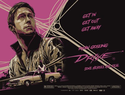 DRIVE 2011 quad poster print 30x40'' Ryan Gosling   Nicolas Winding Refn FREE P&P