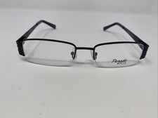 PARADE PLUS EYEGLASSES FRAME 2027 BLACK 51/18/135 HALF RIM 970