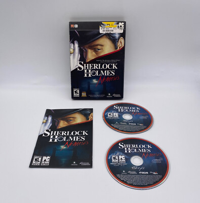 Sherlock Holmes Nemesis PC Game 2008 Complete With Box And Manual