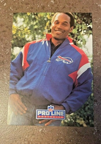 1991 Pro Line Portraits OJ Simpson Card 28 EBay