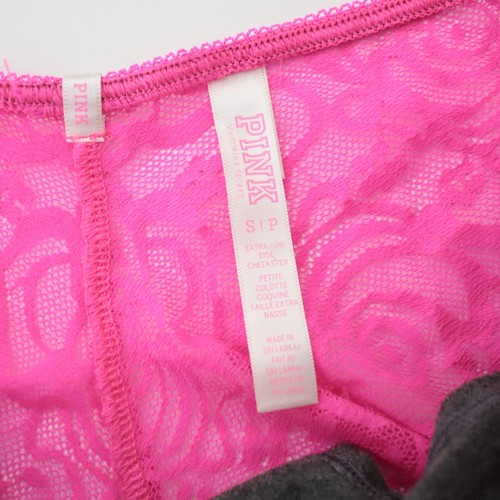 NEW Victoria's Secret VTG 2010s PINK Lace Cheekster Bikini Panty SMALL - Picture 3 of 6