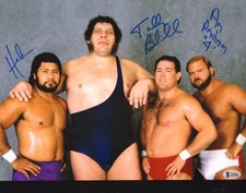 Haku Tully Blanchard Arn Anderson Signed 11x14 Photo BAS Beckett COA WWE Picture