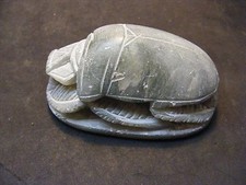 Egyptian   stone  SCARAB sculpture