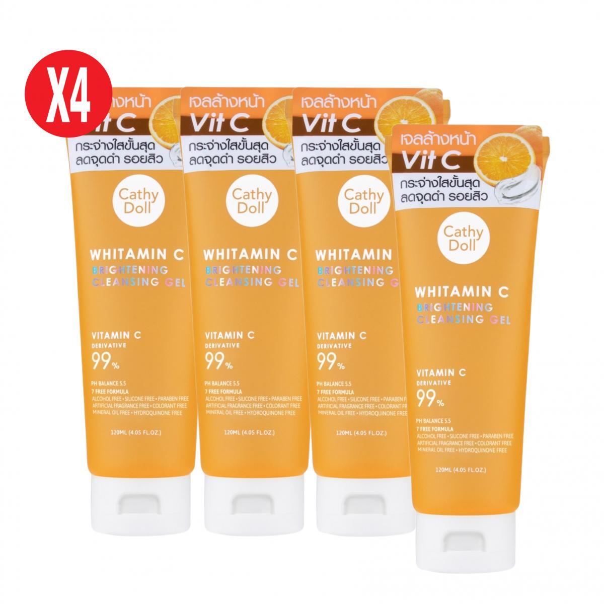 4X Cathy Doll Whitamin C Brightening Cleansing Gel Radiant
