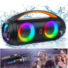 JYX Party Speaker,Bluetooth Karaoke Machine Portable Singing Subwoofer For Music