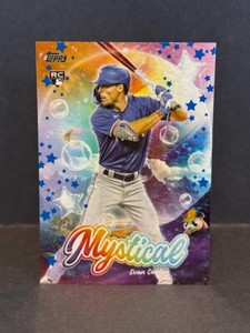 2024 Topps Update Series Evan Carter Mystical BLUE parallel (RC) Rookie #MYS-14