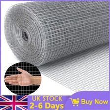 8M Welded Wire Mesh 1x1" Fence Aviary for Rabbit Hutch Chicken Run Coop Pet 90cm