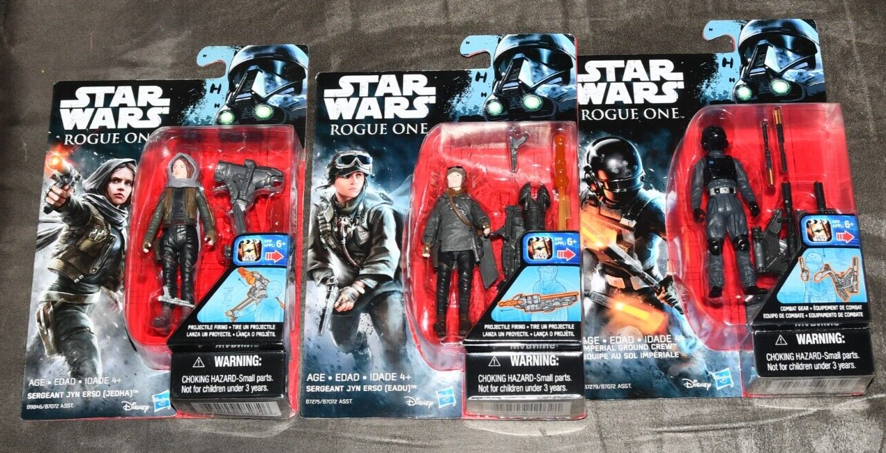 Star Wars Rogue One Sergeant Jyn Erso & Imperial Ground Crew 2-Pack Action Figure