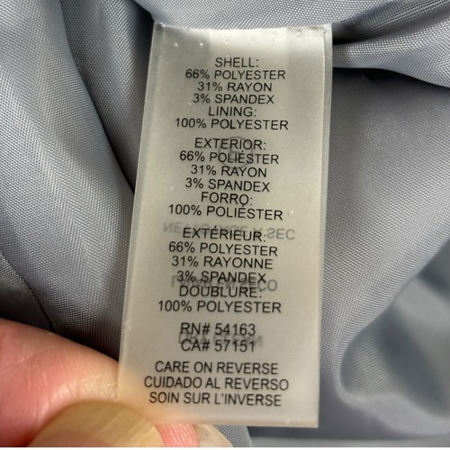 Calvin Klein Jacket Womens 14 Gray Lagenlook Chic Sophisticated Career Office - Imagen 12 de 13