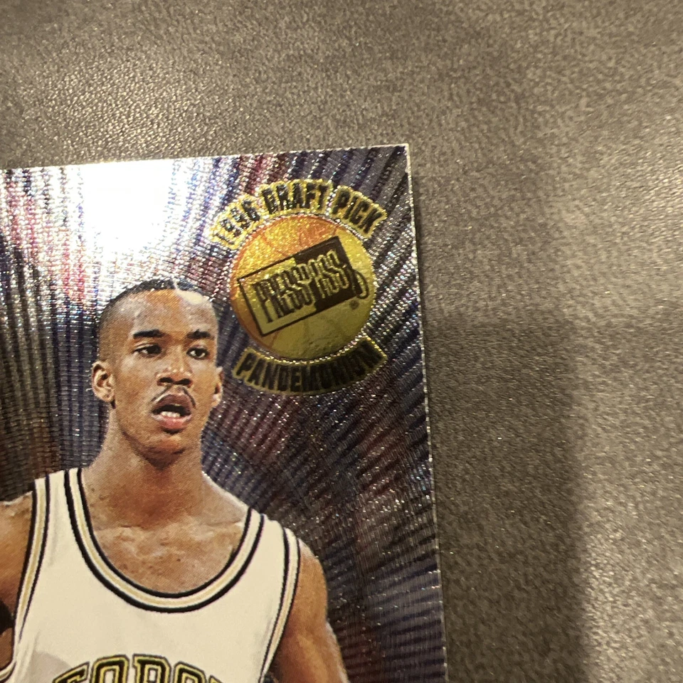 Tarjeta de novato de la NBA Stephen Marbury, 1996 Press Pass NBA, Pandemonium Insert pm9 Foto 4 de 4