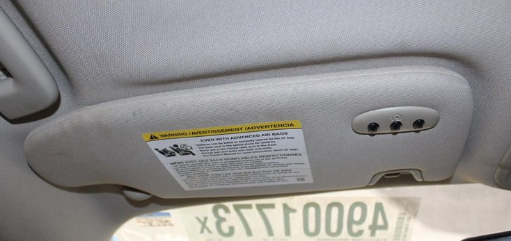 2017-2020 Ford Fusion Left Driver Sun Visor Sunroof With Mirror