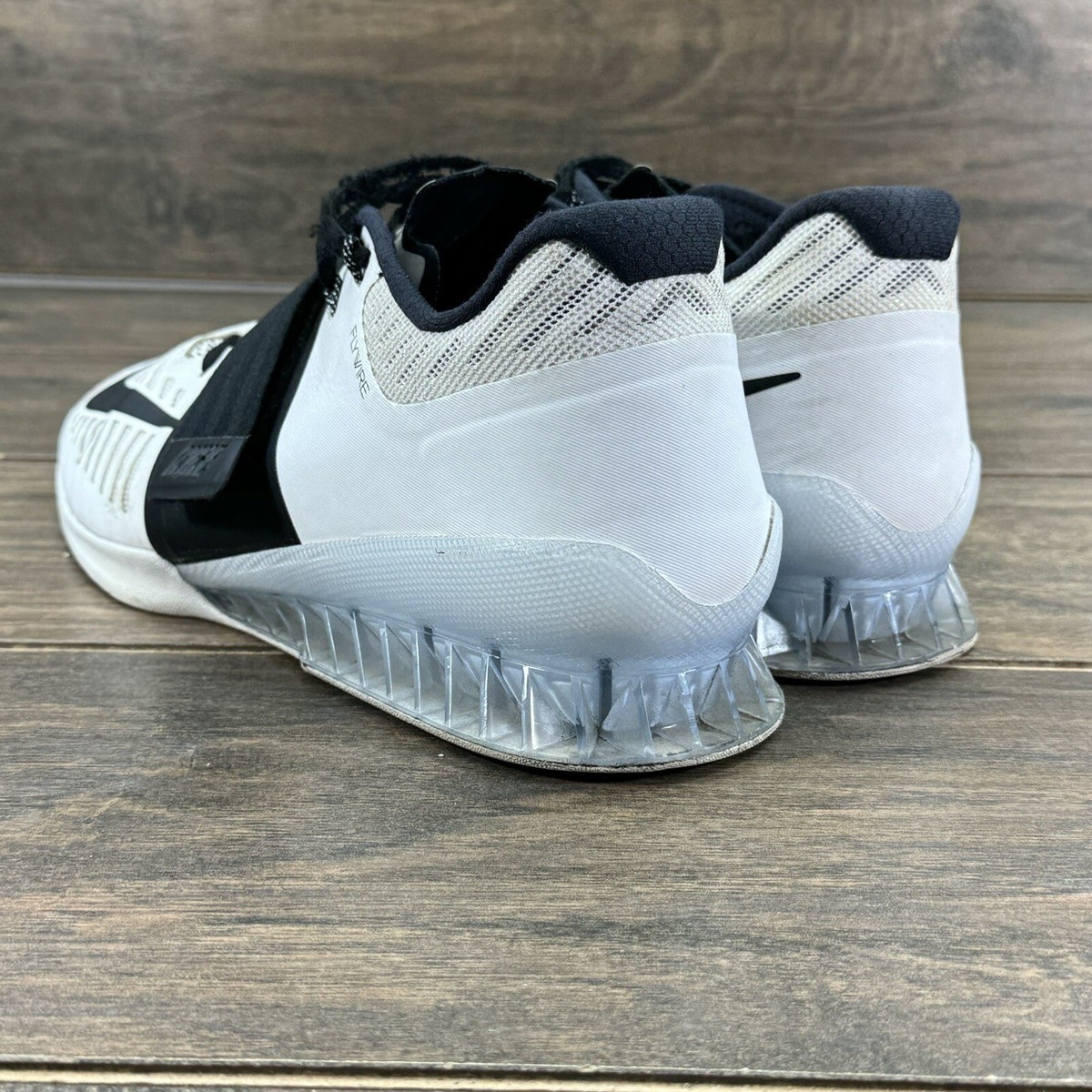 Nike Weightlifting Shoes Womens 14 White Romaleos 3 Training