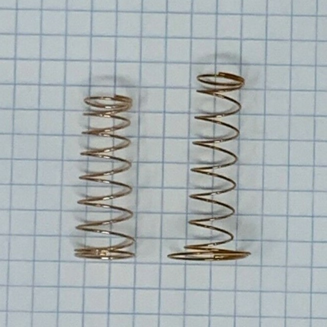 Universal Valve Springs, Brass Instrument, Bottom Action Springs, Set of 3