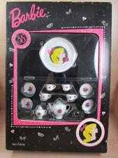 BARBIE 35 Anniversary Lmtd Edition MINIATURE NOSTALGIC CHINA TEA SET incomplete