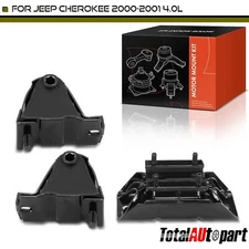3x Engine Motor & Transmission Mount for Jeep Cherokee 2000-2001 4.0L Auto Trans
