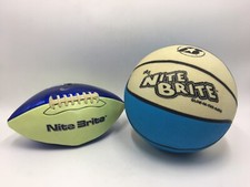 Baiden Nite Brite Glow-In-The-Dark Basketball 28.5, Size 6 Football Junior