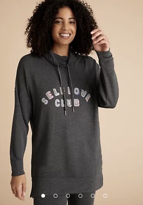 BNWT M&S Flexifit Self Love Club slogan long sleeve loungewear