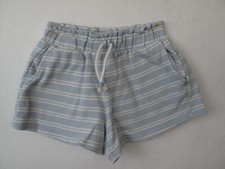 Zara Girls Textured Striped Shorts Blue Size 11-12 ,D-28