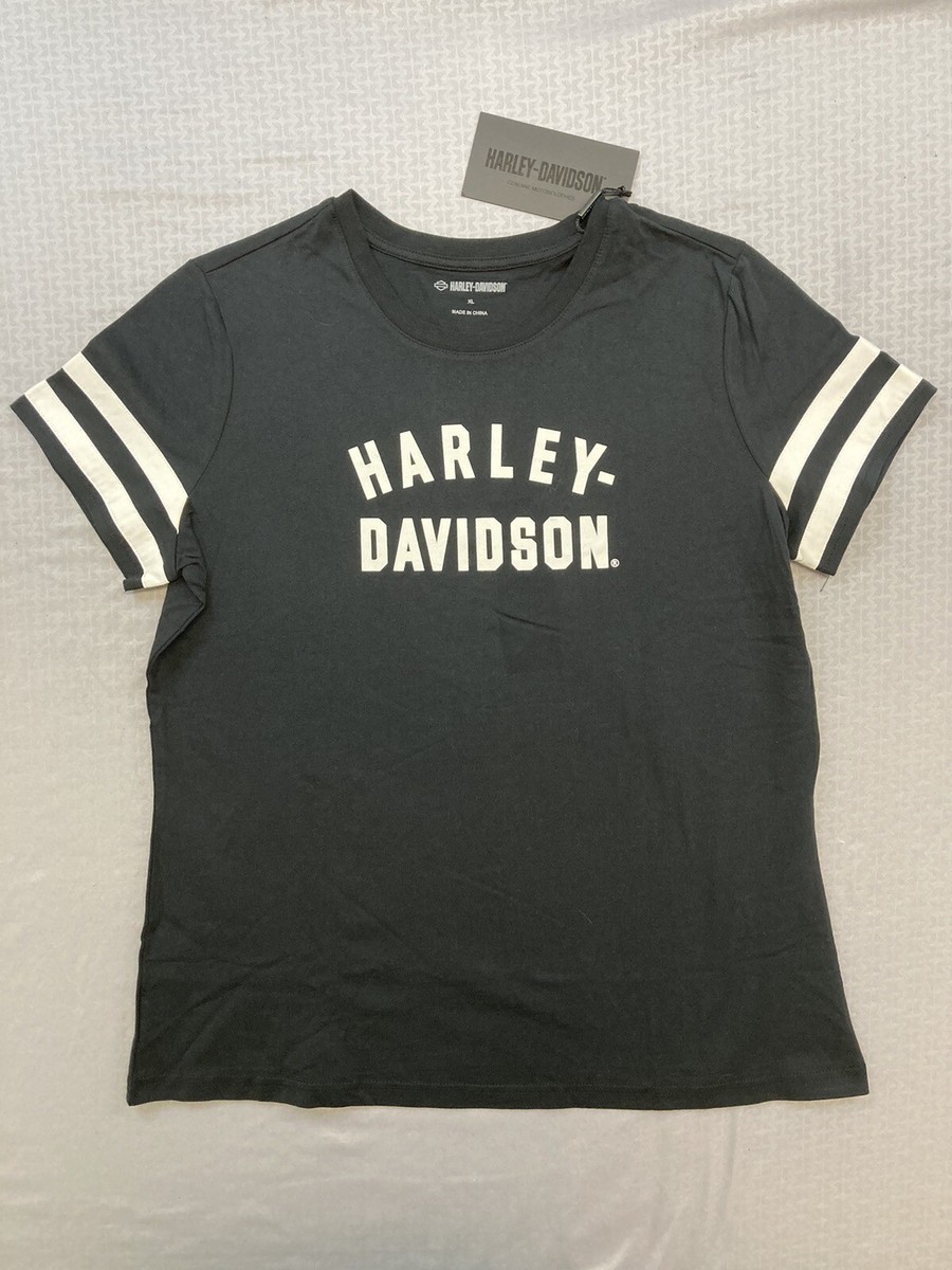 ハーレーダビッドソン ウィメンズ フォーエバースリーブストライプTシャツ 96434-23VW NEW GENUINE HARLEY DAVIDSON 96434-23VW Women's Forever