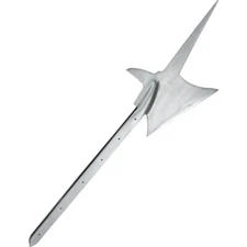 Get Dressed For Battle German Halberd Shaftless UNSHARPENED High-Carbon Steel