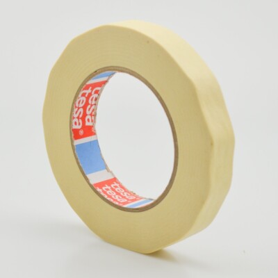 Tesa Krepp 4330 Hochleistungsstarkes Papierabdeckband für Lackierarbeiten mit an