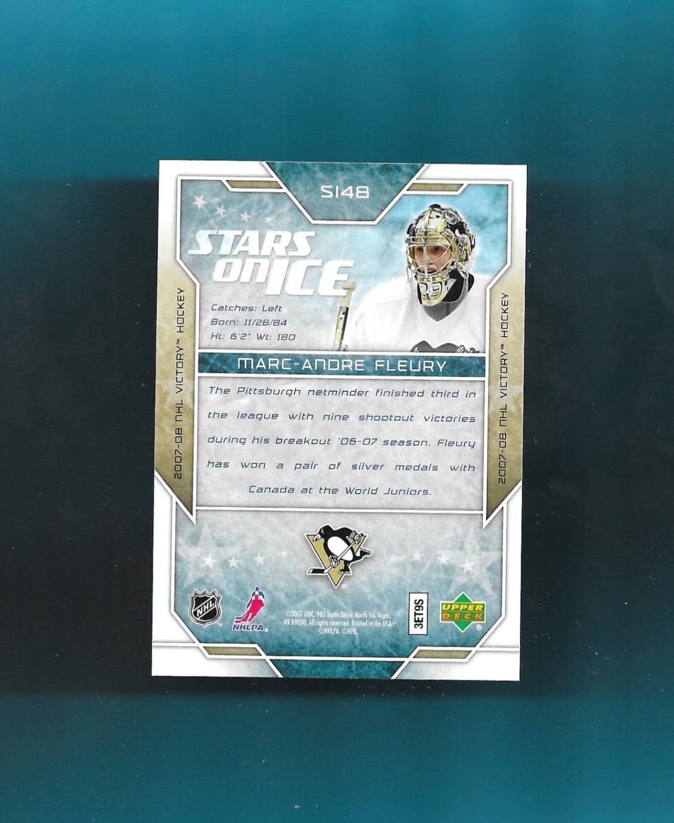 2007-08 UD Victory STARS ON ICE # S148 MARC-ANDRE FLEURY