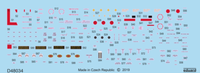 MW22 Eduard D48034 P-51D Stencils 1/48 Decal For Eduard