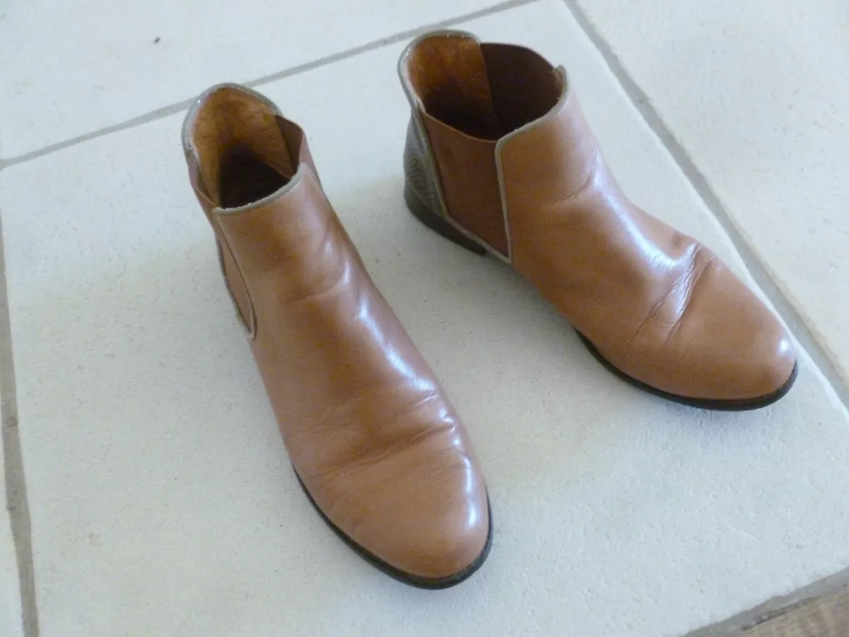 Boots talon plat cheap