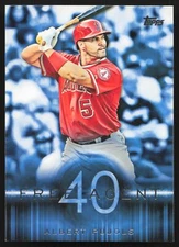 2015 Topps Free Agent 40 Albert Pujols Los Angeles Angels #F40-1