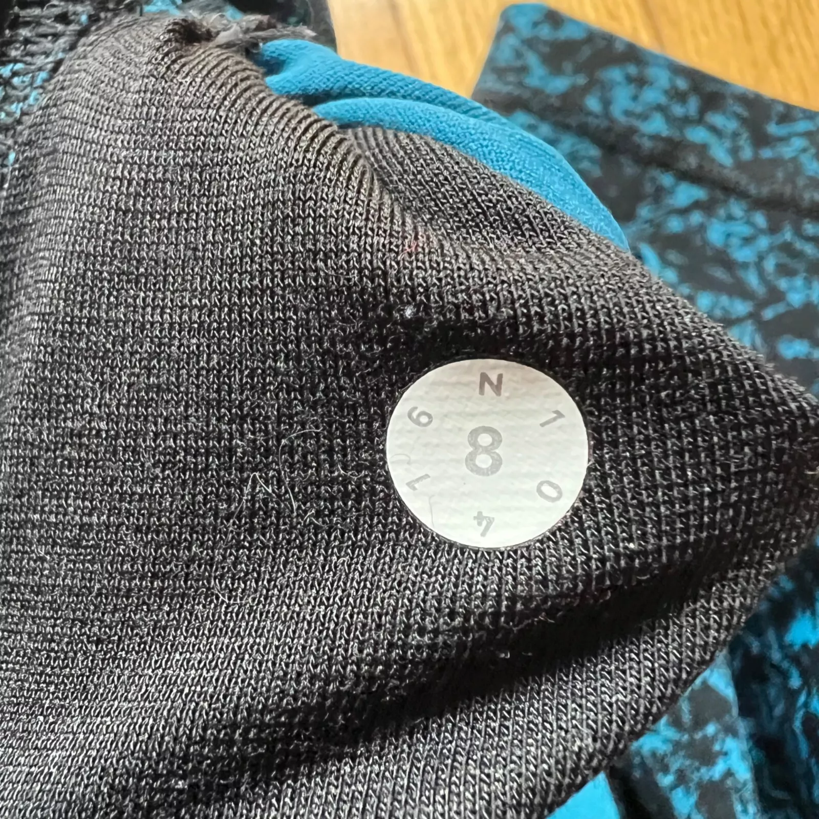 lululemon iced wave black wunder under high rise crop capri leggings