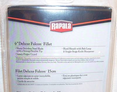 Rapala Deluxe Falcon Knife 6 Inch – Fillet Knife - Angling Centre