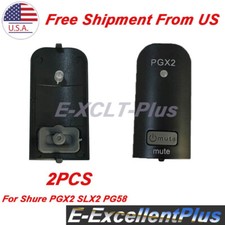 2PCS Black Display Bezel 65B8532B For Shure PGX2 SLX2 PG58 Handheld