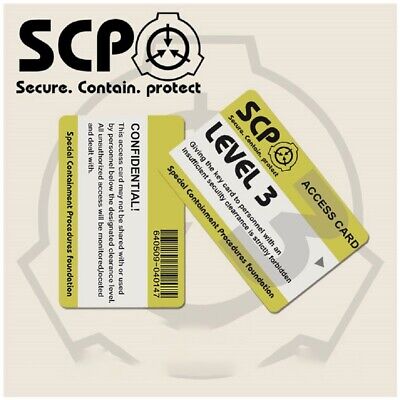 Scp Foundation Cards, Collectible Cards