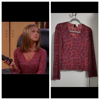 Chandler Ross Geller Red Sweater Monica Geller Rachel Green