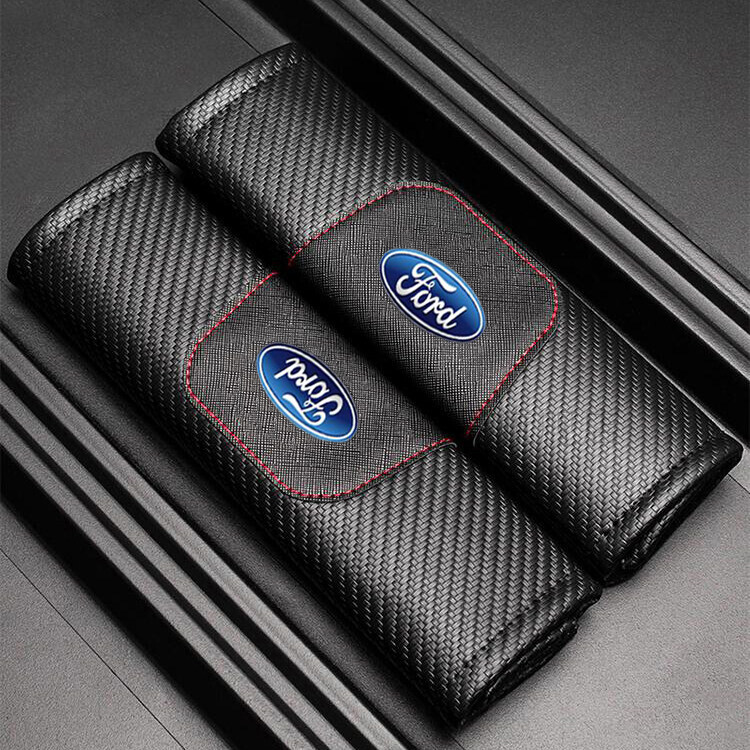 2pcs Soft Car Seat Belt Cushion Pads for Ford Models Comfort Accessory  
