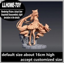 Game Karyl Cat Ear Spellbook Resin 3D Print GK Figure DIY Model Unpainted