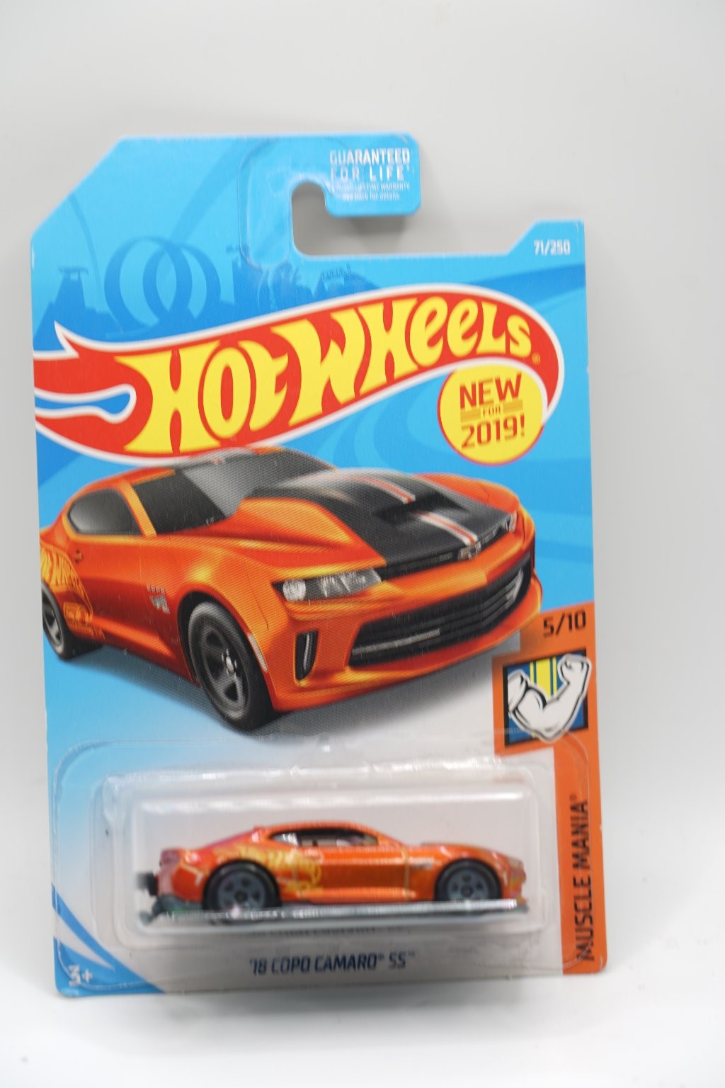 Hot Wheels '18 COPO Camaro SS Muscle Mania 1:64 Custom-Striped Car
