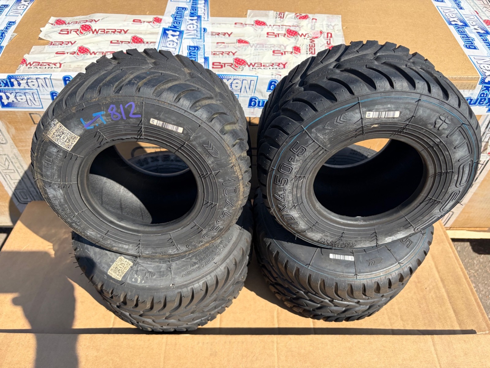 Pneumatici usati Mojo W5 Kart usati una gara vecchi 20 giri - Rotax Tony Kart - REF 812