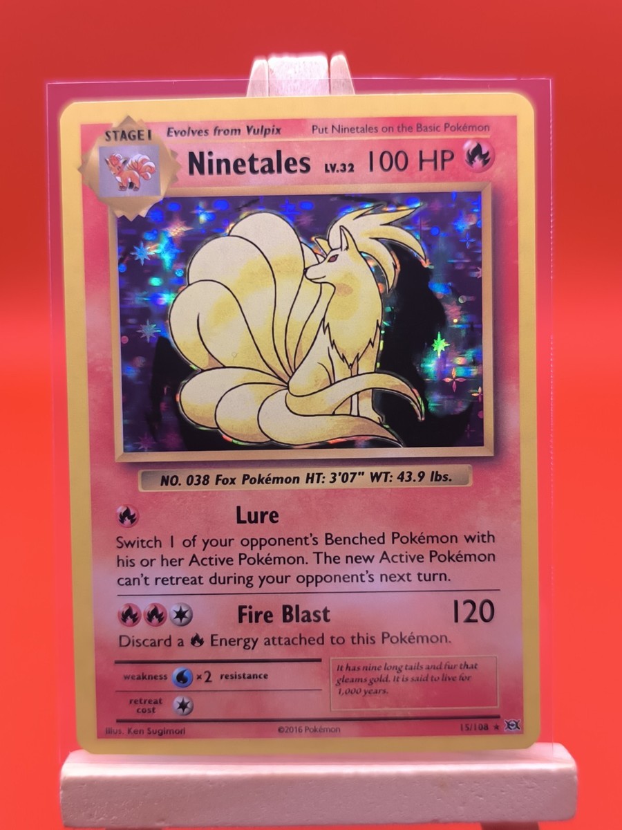 ポケモンカード Ninetales 15/108 英語 Ninetales 15/108 Evolutions Holo Rare Pokemon Card | eBay UK
