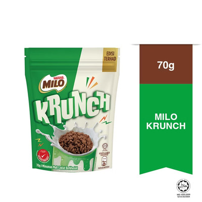 MILO  KRUNCH, 70gx4, Topping for anything you love, youghurt/cereal/bread