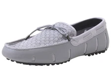 Swims Men's Woven Driver Loafers Shoes Gray/Black Sz: 8.5 21224