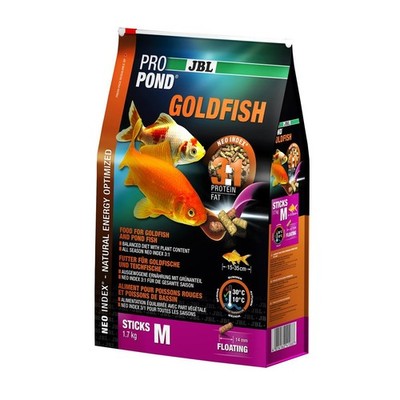 2 Stück JBL ProPond Goldfish M, 2x 1,7kg Sparpack, mittlere bis große Goldfische