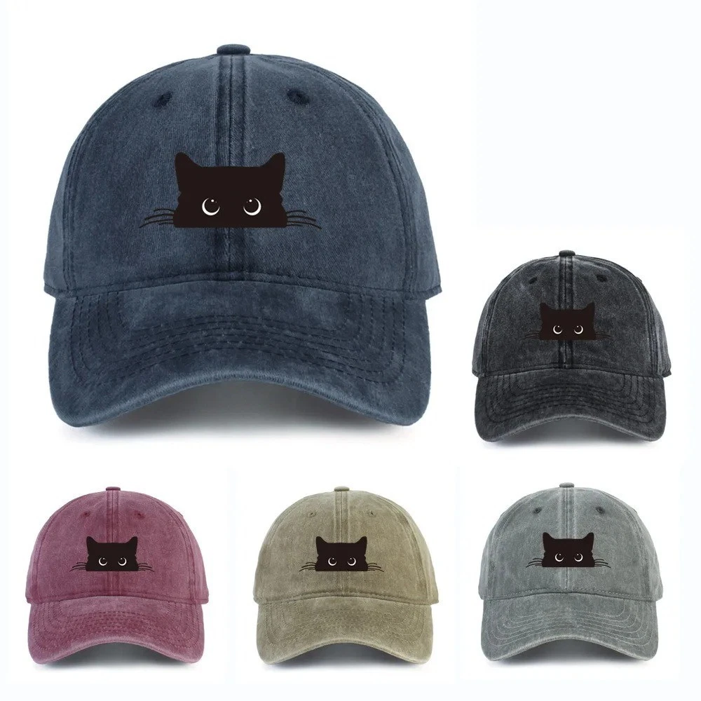 Baseball Cap - Adjustable Cats Cat Print Cats Lover Cute Dad Hat Cap Hat